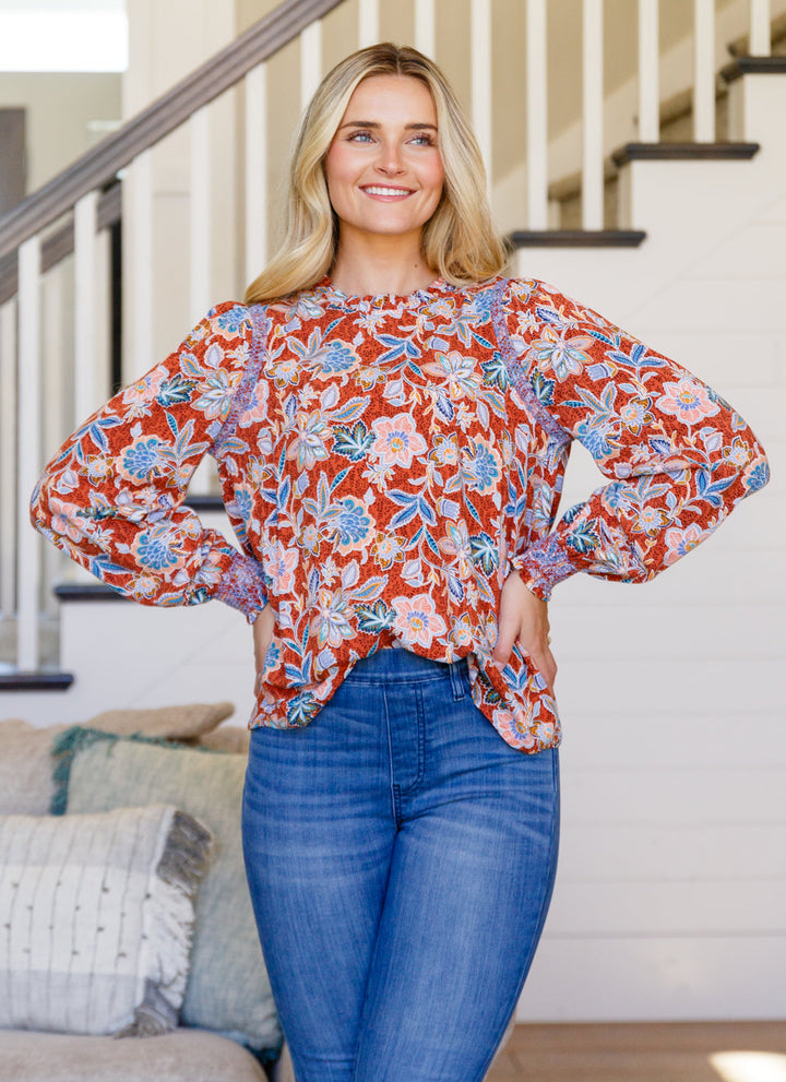 Floral Delight Blouse!